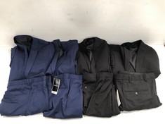 8 X JACK AND JONES SUITS INCLUDING BLUE TROUSERS SIZE 52 -LOCATION 52B.