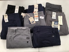 8 X DOCKER'S MEN'S TROUSERS VARIOUS SIZES AND MODELS - LOCATION 32B.