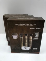 3 X PROFESSIONAL PRECISION HAIR CLIPPERS, BEARD TRIMMER, ELECTRIC, VINTAGE - LOCATION 18C.