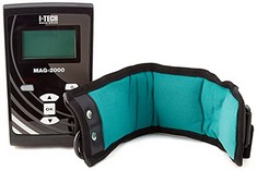 I-TECH MAG 2000, FOR HOME AND PROFESSIONAL MAGNETOTHERAPY, 2 CHANNELS OF 150 GAUSS EACH, 35 PROGRAMMES, ELASTIC BAND WITH 3 SOLENOIDS, CARRYING BAG, POWER SUPPLY AND MANUAL - LOCATION 15C.
