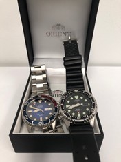 2 X WATCHES INCLUDING ORIENT WATCH F692-AV0 MISSING PART .