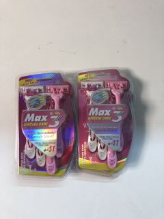 4 X MAX 3 SINCERE CARE SHAVERS (18+ ID REQUIRED)