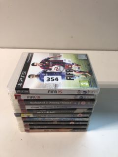 QTY OF ASSORTED PS3 CONSOLE GAMES