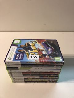 QTY OF ASSORTED XBOX 360 CONSOLE GAMES (18+ ID REQUIRED)