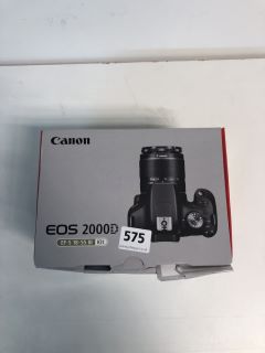 CANON EOS 2000D CAMERA WITH ACCESSORIES