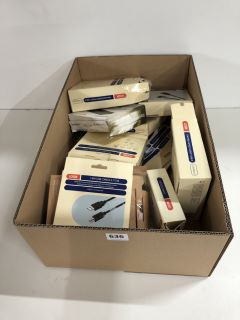 BOX OF LOGIK CABLES