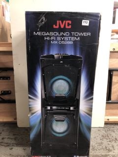 JVC MEGASOUND TOWER HI-FI SYSTEM MODEL: MX-D528B