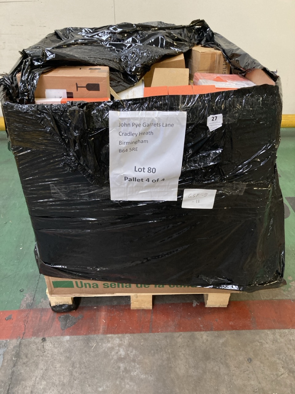 1 X PALLET OF ASSORTED CAR PARTS TO INCLUDE CABIN AIR FILTER, AIR FILTER, AND HEADLIGHT BULBS
