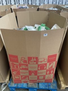 1 X PALLET OF ASSORTED GOODS TO INCLUDE, DOG TOOTH BRUSHES, BUSINESS CALCULATORS & DESK MATS
