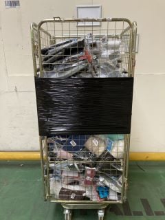 1 X CAGE OF ASSORTED GOODS TO INCLUDE TOILET BRUSHES (CAGE NOT INCLUDED)