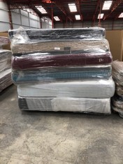 6 X MATTRESSES OF DIFFERENT MODELS AND SIZES (MAY BE STAINED OR BROKEN).