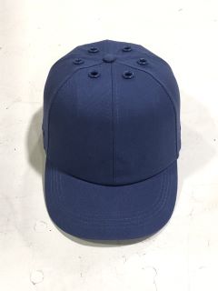 A PALLET OF NAVY BLUE DENIM HARD HAT BASEBALL CAPS APPROX RRP £450