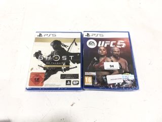 8X ASSORTED COMPUTER GAMES TO INCLUDE PS5 UFC 5 AND DESTINY 2 GAME APPROX RRP £160