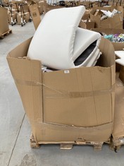 PALLET OF ASSORTED ITEMS INCLUDING ROLL-UP MATTRESS TOPPER.