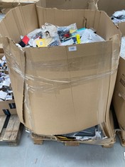 PALLET OF ASSORTED ITEMS INCLUDING A NUMBER OF MOBILE ITEMS.