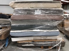 8 X MATTRESSES OF VARIOUS MODELS AND SIZES THAT MAY BE DIRTY OR SCUFFED.