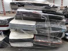 11 X MATTRESSES OF VARIOUS MODELS AND SIZES THAT MAY BE DIRTY OR SCUFFED.