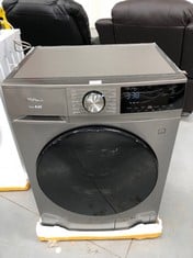 EVVO WASHER DRYER 8 KG + 6 KG, STEAM, INVERTER MOTOR, WASH AND DRY IN 1 HOUR, EPROTECT DRUM, SMART LOAD, 1400 RPM, ENERGY CLASS A, FRONT LOADING, NOVA (8/6KG, STAINLESS STEEL).