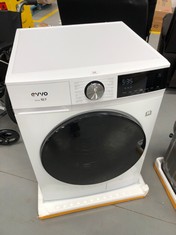 EVVO WASHER DRYER 10 KG + 7 KG, STEAM, INVERTER MOTOR, WASH AND DRY IN 1 HOUR, EPROTECT DRUM, SMART LOAD, 1400 RPM, ENERGY CLASS A, FRONT LOADING, NOVA (10/7KG, WHITE).