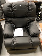 ASTAN ELECTRIC MASSAGE AND RELAXATION CHAIR WITH SELF-HELP FUNCTION BLACK COLOUR.