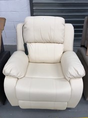 NALUI TREVI MANUAL RELAX MASSAGE CHAIR CREAM COLOUR IS SCRATCHED.