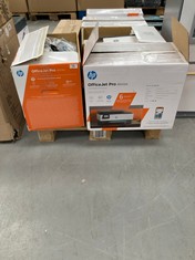 6 X HP PRINTER DIFFERENT MODELS (MAY BE BROKEN OR INCOMPLETE) INCLUDING OFFICE JET PRO 9014E MODEL.
