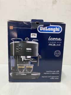 DELONGHI ICONA ESPRESSO AND CAPPUCCINO COFFEE MAKER