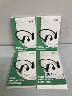 4 X K69 BONE CONDUCTION EARPHONES