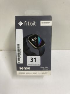 FITBIT SENSE WATCH - CARBON INFINITY BAND