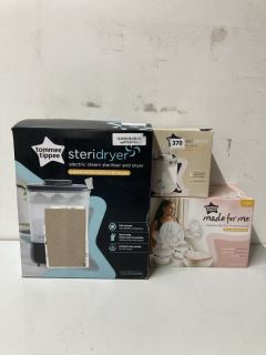 3 X TOMMEE TIPPEE ITEMS INC STERIDRYER ELECTRIC STEAM STERILISER AND DRYER