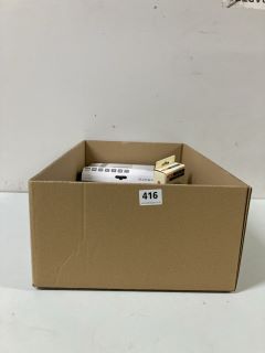 BOX OF ASSORTED ITEMS INC GARMIN DASH CAM MINI 2