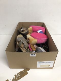 BOX OF ASSORTED CHILDRENS SHOES INC NIKE TRAINERS: UK 3
