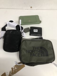 4 X ASSORTED ITEMS INC THE NORTH FACE BC VOYAGER DOPP KIT