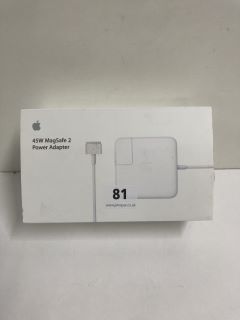 APPLE 45W MAGSAFE POWER ADAPTER MODEL: A1436