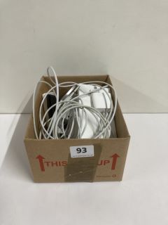 BOX OF ASSORTED APPLE CABLES