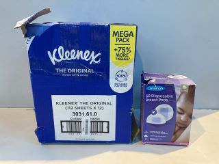 2 X ITEMS INC 60 DISPOSABLE BREAST PADS