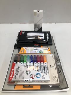 BOX OF ITEMS INC KORES WHITEBOARD MARKER