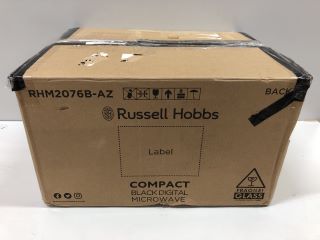 RUSSELL HOBBS COMPACT BLACK DIGITAL MICROWAVE