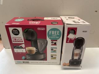 2 X DELONGHI COFFEE MACHINES INC DELONGHI NESCAFE DOLCE GUSTO INFINISSIMA TOUCH SELECTION COFFEE MACHINE
