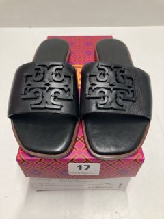 TORY BURCH 88784 INES SLIDER CALF LEATHER SLIDERS - SIZE US 7 - RRP £260