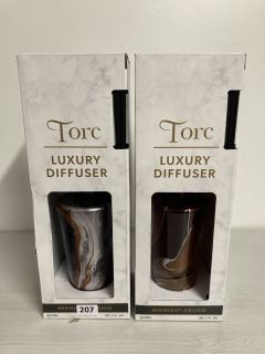 2 X TORC LUXURY DIFFUSER IN MIDNIGHT ORCHID