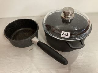 2 X ASSORTED BERGHOFF COOKING PANS