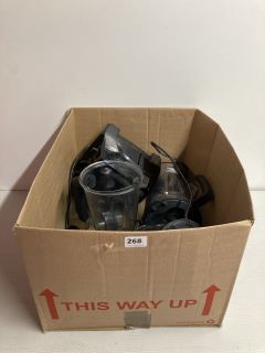BOX OF ASSORTED ITEMS TO INCLUDE NUTRIBULLET BLENDER