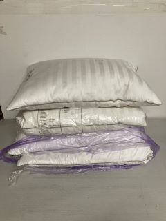 QTY OF ASSORTED PILLOWS TO INCLUDE HOTEL GRAND
