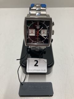 TAG HEUER MONACO 39MM GENTS AUTOMATIC WATCH MODEL NUMBER CBL2113.BA0644 - RRP £6900