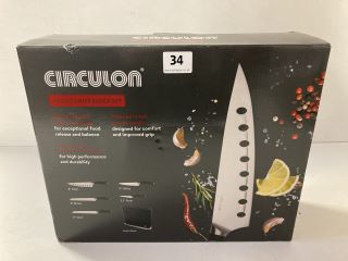CIRCULON 6 PIECE KNIFE BLOCK SET (18+ ID REQUIRED)