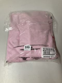 BARBOUR NORTHUMBERLAND PATCH HOODIE IN PINK - SIZE 10