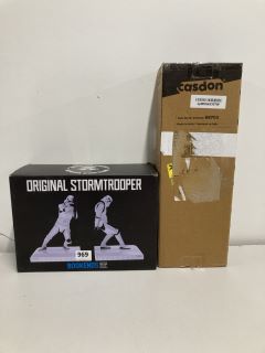 2 X ASSORTED ITEMS TO INCLUDE ORIGINAL STORMTROOPERS BOOKENDS