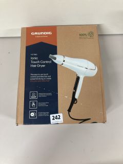 GRUNDIG IONIC TOUCH CONTROL HAIR DRYER
