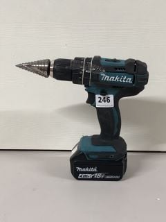 MAKITA CORDLESS DRILL (WITH BATTERY, NO CHARGER) (MPSD46650257)